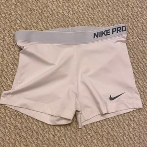 White Nike Pros